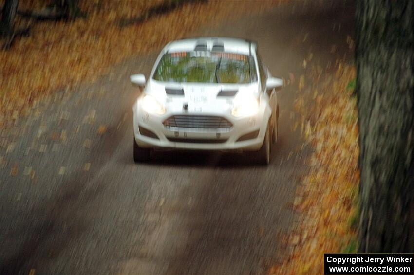 Julien Sebot / K.J. Miller Ford Fiesta R2 on SS14, Mount Marquette.