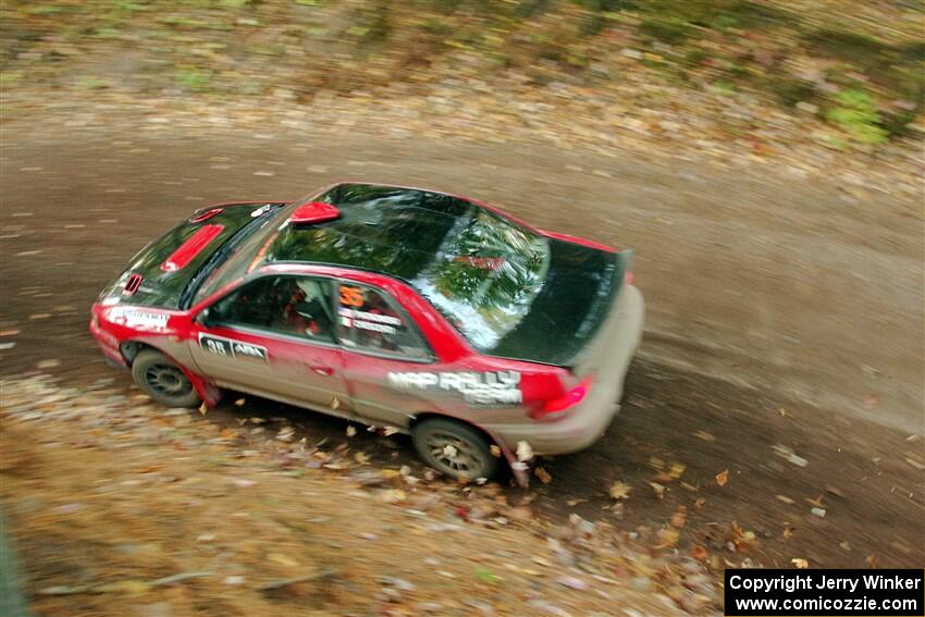Mark Piatkowski / Aaron Crescenti Subaru Impreza 2.5RS on SS14, Mount Marquette.