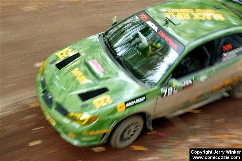 Dave Carapetyan / Ryan Scott Subaru WRX STi on SS14, Mount Marquette.