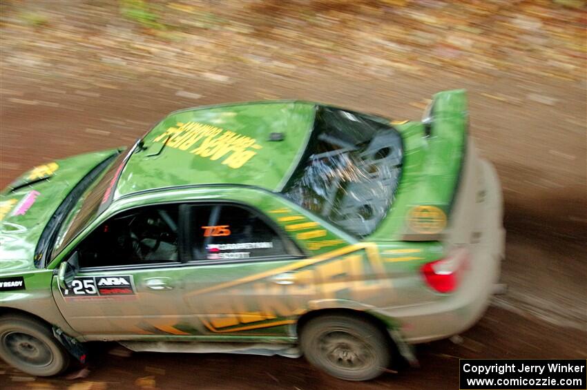Dave Carapetyan / Ryan Scott Subaru WRX STi on SS14, Mount Marquette.