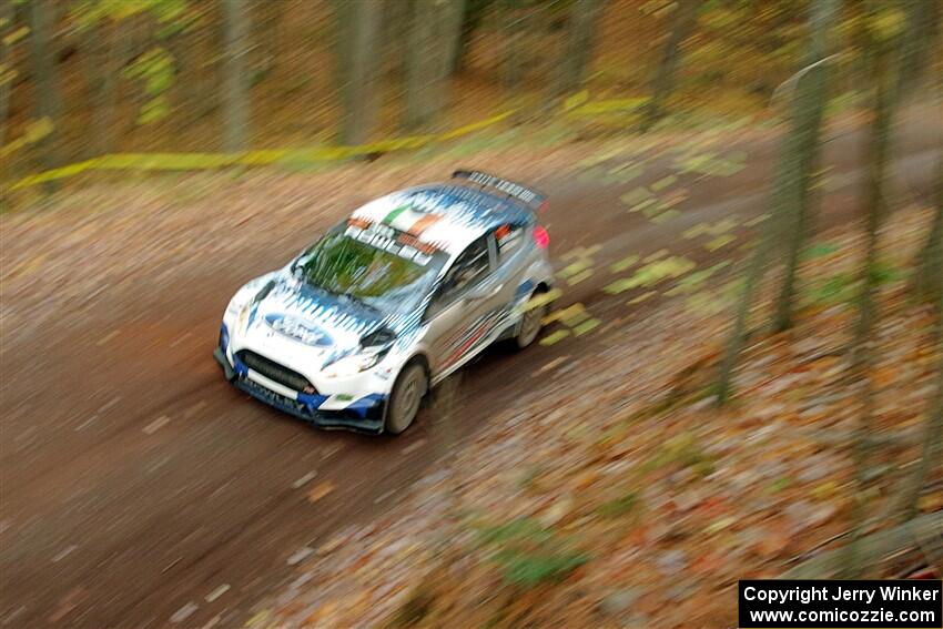 Paul Rowley / Darragh Mullen Ford Fiesta R5 on SS14, Mount Marquette.