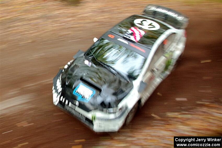 Ken Block / Alex Gelsomino Subaru WRX STi on SS14, Mount Marquette.