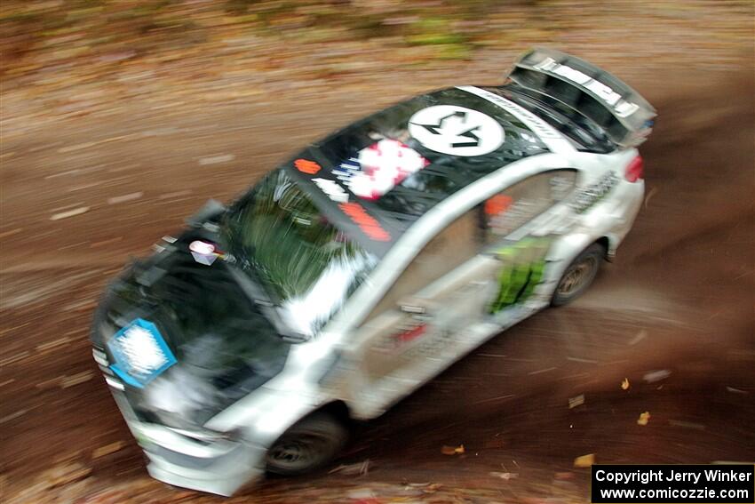 Ken Block / Alex Gelsomino Subaru WRX STi on SS14, Mount Marquette.