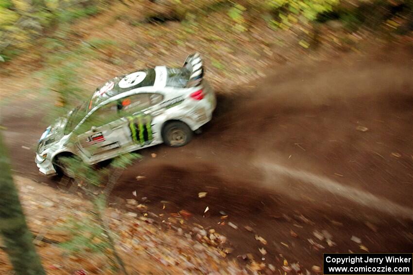 Ken Block / Alex Gelsomino Subaru WRX STi on SS14, Mount Marquette.