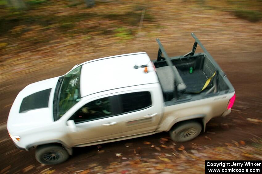 A Chevy Colorado ZR2 Pickup sweeps SS14, Mount Marquette.