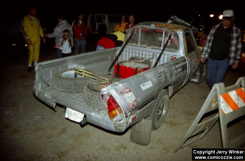 Mike Halley / Emily Burton-Weinman Dodge Ram 50 rolls and DNF's the event.