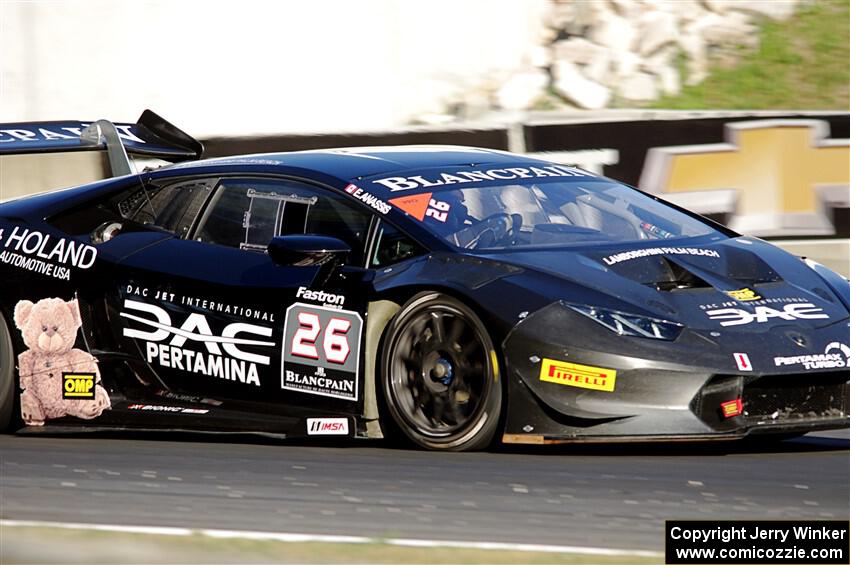 Emmanuel Annassis' Lamborghini Huracán LP 620-2 Super Trofeo