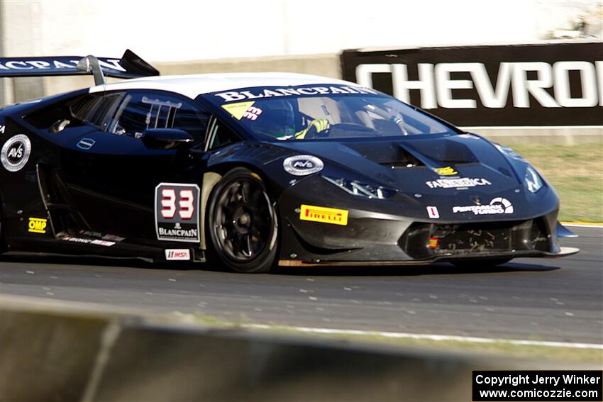 Jake Rattenbury's Lamborghini Huracán LP 620-2 Super Trofeo