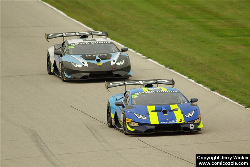 Damon Ockey's and Patrick Liddy / Ben Albano Lamborghini Huracán LP 620-2 Super Trofeo EVOs