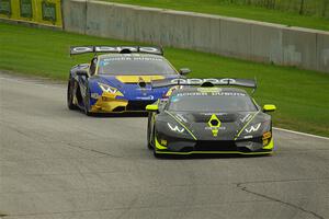 Matt Dicken's and John Hennessy's Lamborghini Huracán LP 620-2 Super Trofeo EVOs