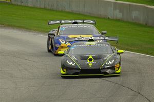 Matt Dicken's and John Hennessy's Lamborghini Huracán LP 620-2 Super Trofeo EVOs
