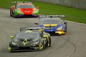 Matt Dicken's, John Hennessy's and Sydney McKee's Lamborghini Huracán LP 620-2 Super Trofeo EVOs