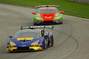 John Hennessy's and Sydney McKee's Lamborghini Huracán LP 620-2 Super Trofeo EVOs