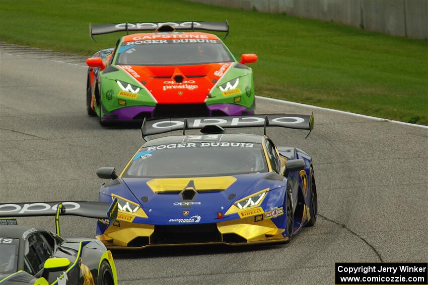 John Hennessy's and Sydney McKee's Lamborghini Huracán LP 620-2 Super Trofeo EVOs