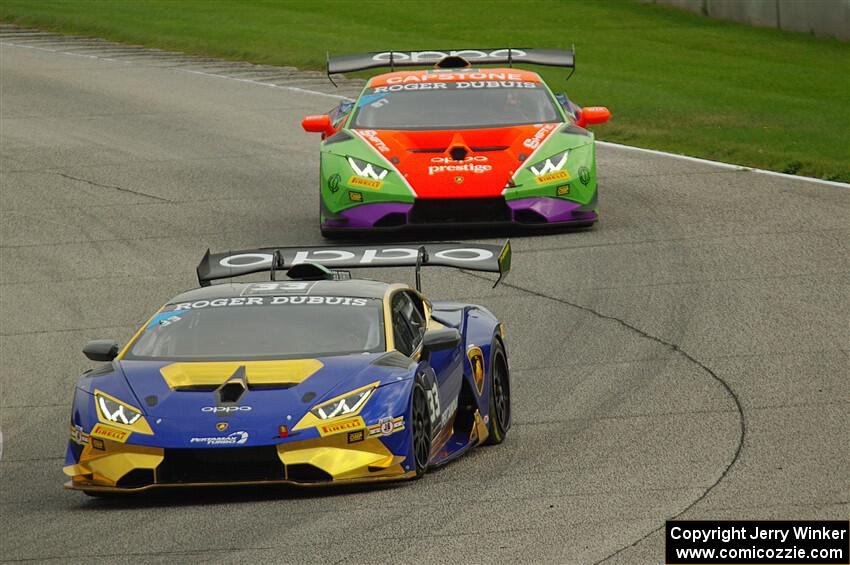 John Hennessy's and Sydney McKee's Lamborghini Huracán LP 620-2 Super Trofeo EVOs
