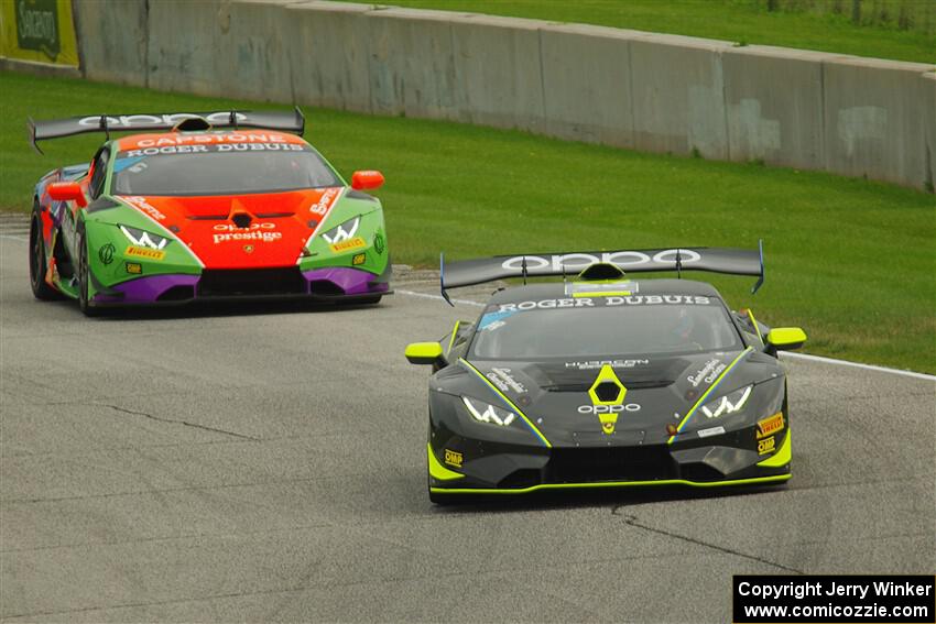 Matt Dicken's and Sydney McKee's Lamborghini Huracán LP 620-2 Super Trofeo EVOs