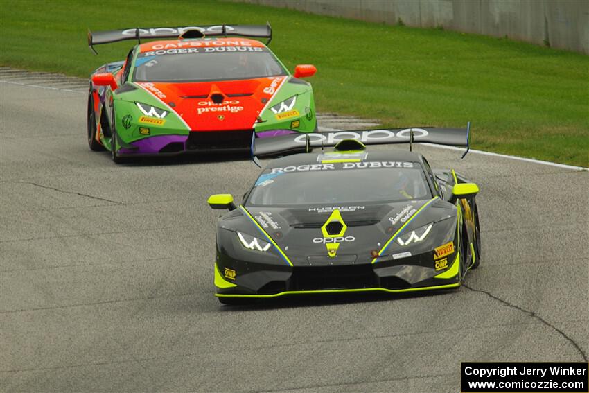 Matt Dicken's and Sydney McKee's Lamborghini Huracán LP 620-2 Super Trofeo EVOs