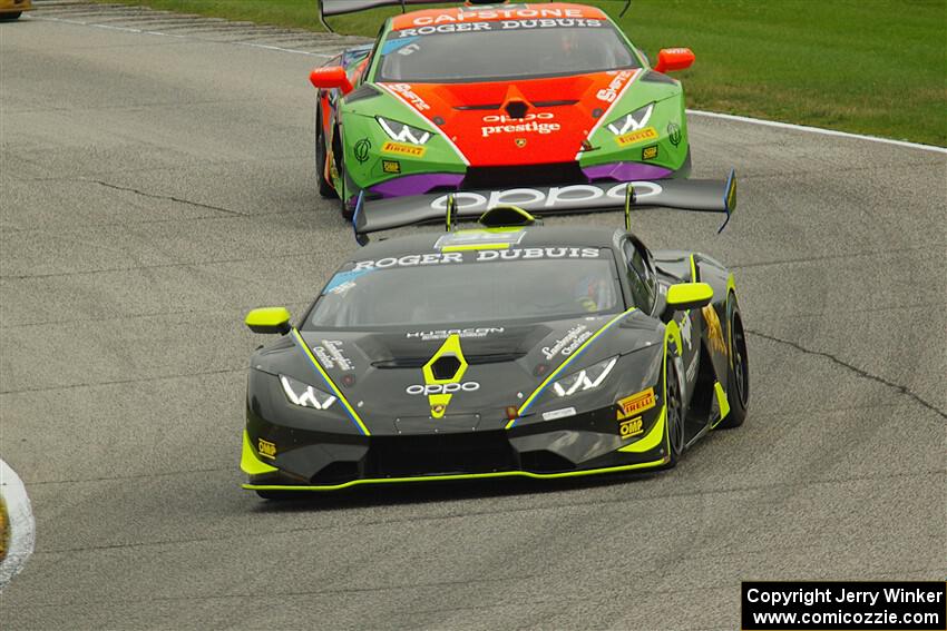 Matt Dicken's and Sydney McKee's Lamborghini Huracán LP 620-2 Super Trofeo EVOs