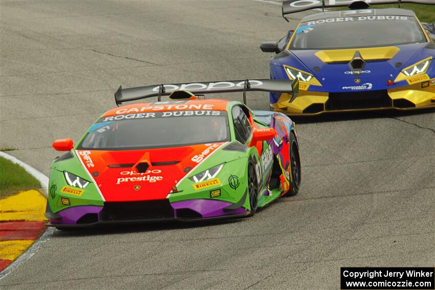 Sydney McKee's and John Hennessy's Lamborghini Huracán LP 620-2 Super Trofeo EVOs