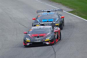 Brandon Gdovic's and Stevan McAleer / Stuart Middleton Lamborghini Huracán LP 620-2 Super Trofeo EVOs