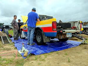 Scott Parrott / Keegan Helwig Chevy S-10 before the event.