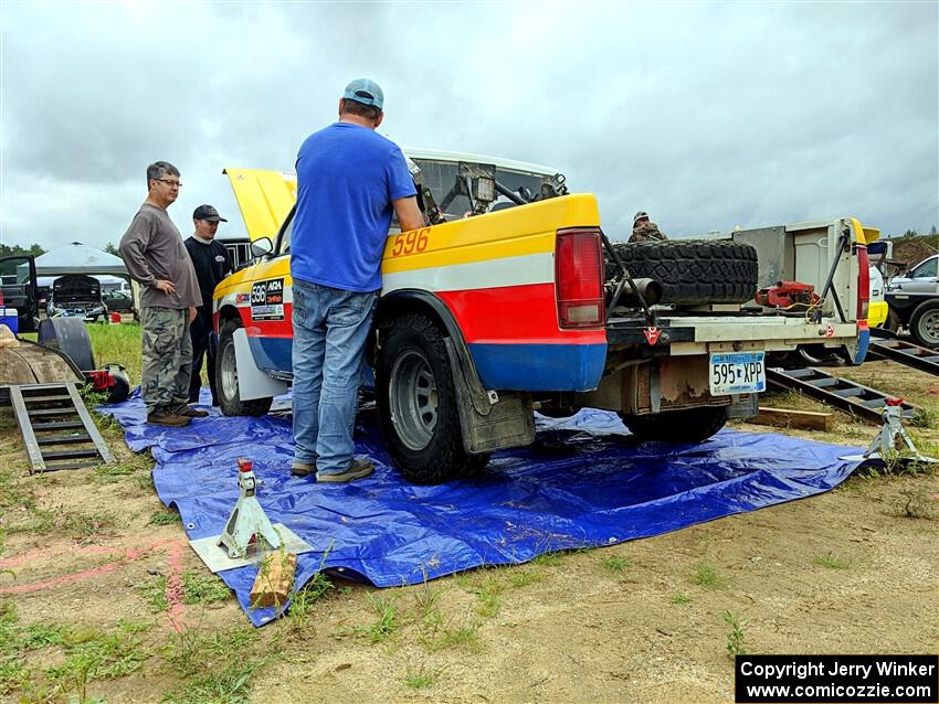 Scott Parrott / Keegan Helwig Chevy S-10 before the event.