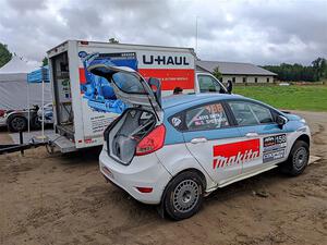 Spencer Sherman / Boyd Smith Ford Fiesta R2 before the event.