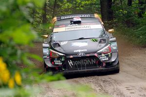 Ken Block / Alex Gelsomino Hyundai i20 WRC on SS1, Crossroads I.