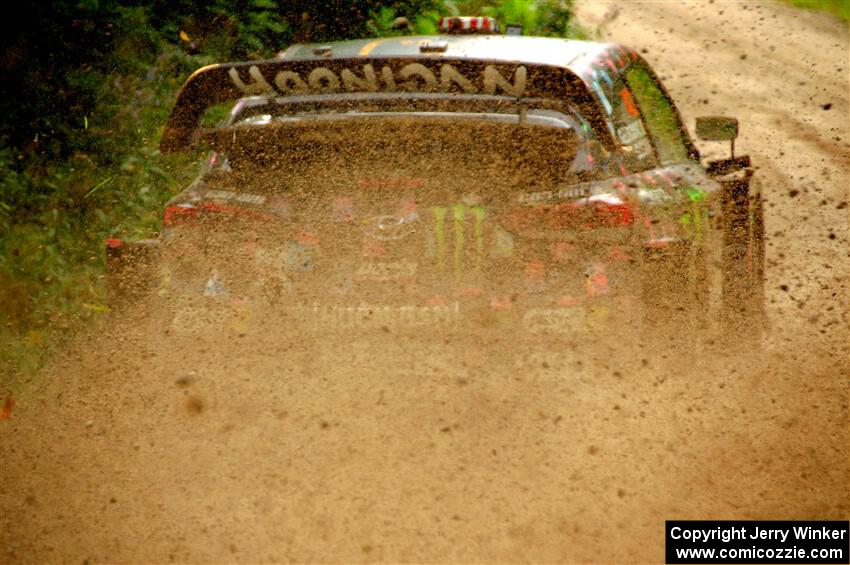 Ken Block / Alex Gelsomino Hyundai i20 WRC on SS1, Crossroads I.