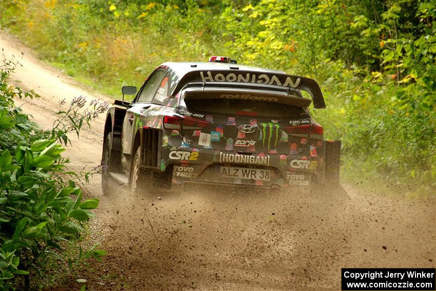 Ken Block / Alex Gelsomino Hyundai i20 WRC on SS1, Crossroads I.