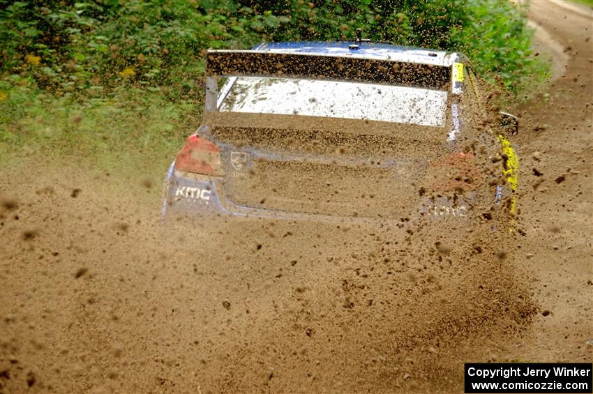 Travis Pastrana / Rhianon Gelsomino Subaru WRX STi on SS1, Crossroads I.