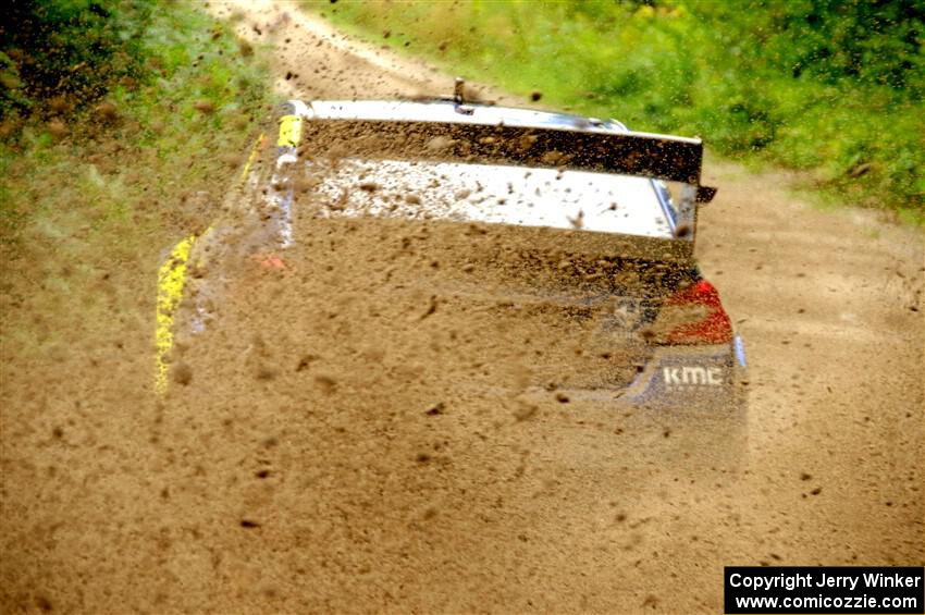 Travis Pastrana / Rhianon Gelsomino Subaru WRX STi on SS1, Crossroads I.