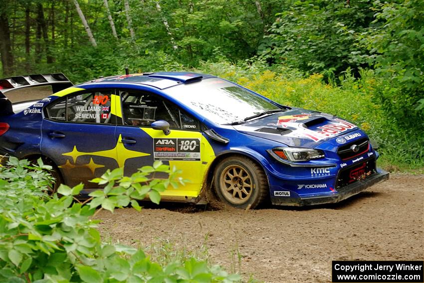 Brandon Semenuk / Keaton Williams Subaru WRX STi on SS1, Crossroads I.