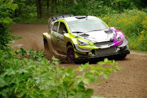 Patrick Gruszka / Florian Barral Mitsubishi Mirage RS on SS1, Crossroads I.