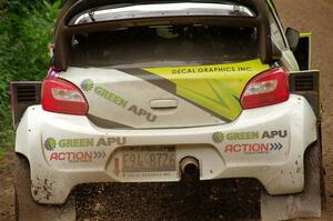 Patrick Gruszka / Florian Barral Mitsubishi Mirage RS on SS1, Crossroads I.