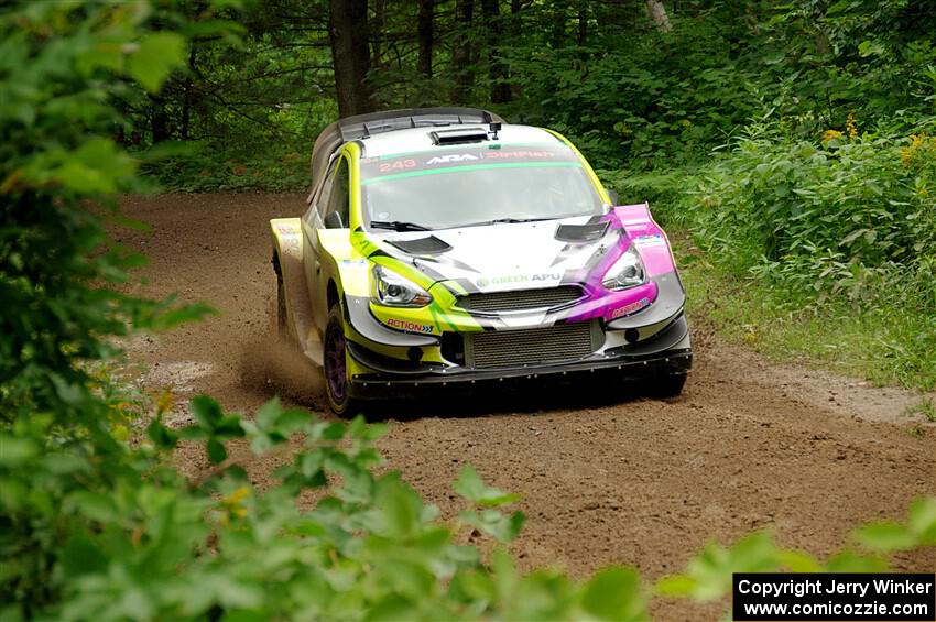 Patrick Gruszka / Florian Barral Mitsubishi Mirage RS on SS1, Crossroads I.