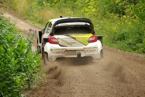 Patrick Gruszka / Florian Barral Mitsubishi Mirage RS on SS1, Crossroads I.