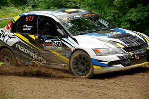 Klim Fedoff / Oscar Romero Mitsubishi Lancer Evo IX on SS1, Crossroads I.