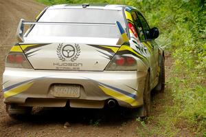 Klim Fedoff / Oscar Romero Mitsubishi Lancer Evo IX on SS1, Crossroads I.