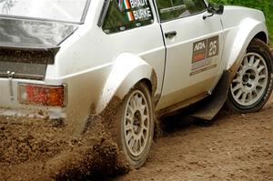 Seamus Burke / Martin Brady Ford Escort Mk II on SS1, Crossroads I.