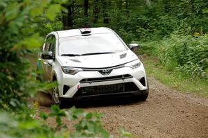 Alejandro Perusina / Andres Bautista Toyota RAV4 on SS1, Crossroads I.