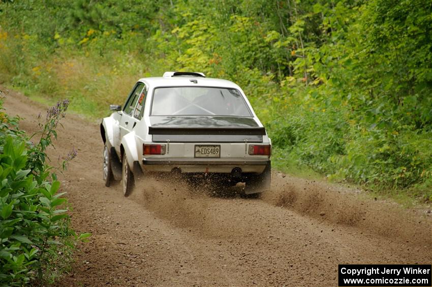 Seamus Burke / Martin Brady Ford Escort Mk II on SS1, Crossroads I.