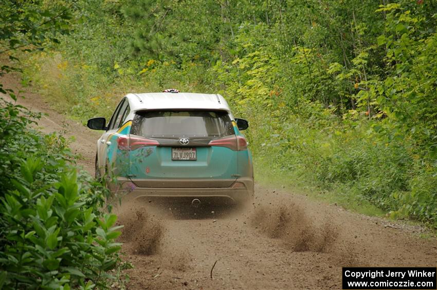 Alejandro Perusina / Andres Bautista Toyota RAV4 on SS1, Crossroads I.