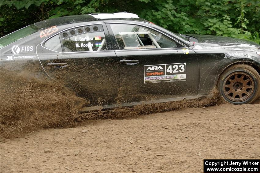 Michael Hooper / Claudia Barbera-Pullen Lexus IS350 on SS1, Crossroads I.