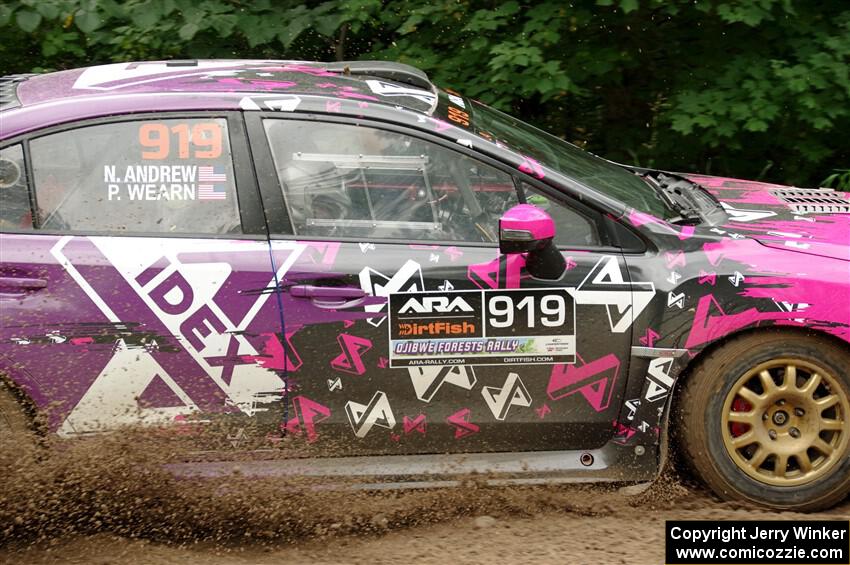 Phil Wearn / Nicholas Andrew Subaru WRX STi on SS1, Crossroads I.