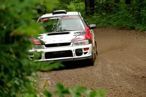Chris Barribeau / Alex Ferencz Subaru Impreza RS on SS1, Crossroads I.