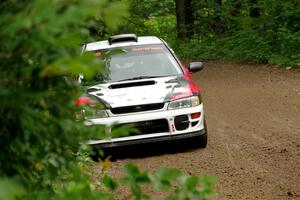 Chris Barribeau / Alex Ferencz Subaru Impreza RS on SS1, Crossroads I.