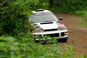 Chris Barribeau / Alex Ferencz Subaru Impreza RS on SS1, Crossroads I.