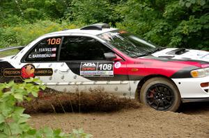 Chris Barribeau / Alex Ferencz Subaru Impreza RS on SS1, Crossroads I.