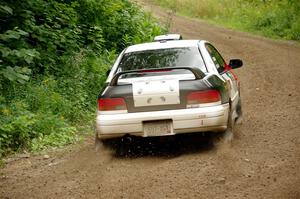 Chris Barribeau / Alex Ferencz Subaru Impreza RS on SS1, Crossroads I.